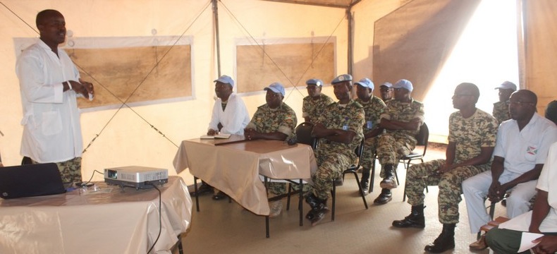 Se prévenir contre le coronavirus,  une préoccupation du contingent burundais de la MINUSCA