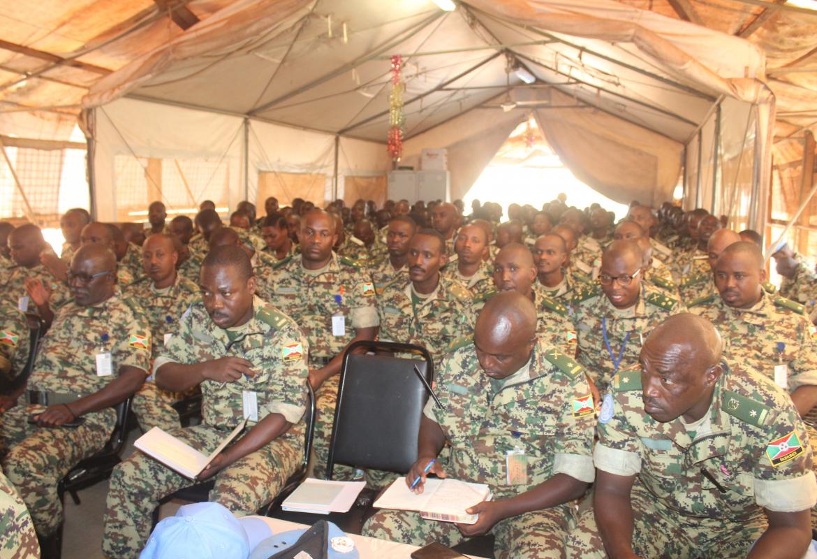 Les casques bleus de la MINUSCA